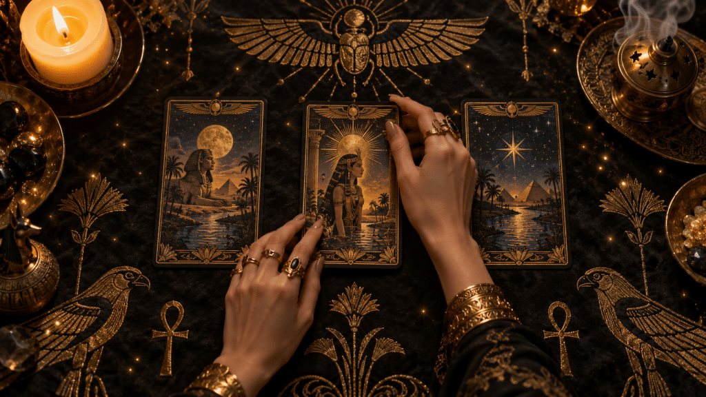 Cómo funciona una lectura de Tarot Egipcio y qué esperar en tu primera sesión